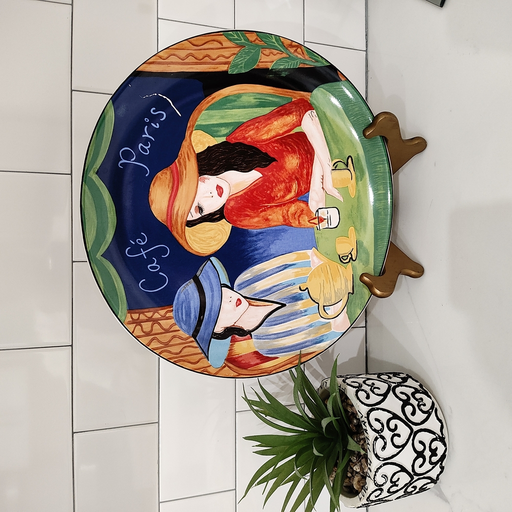 Sango Vibrant Cafe Paris Plate - Multicolor
